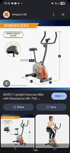 Exercise bike and - and, cross